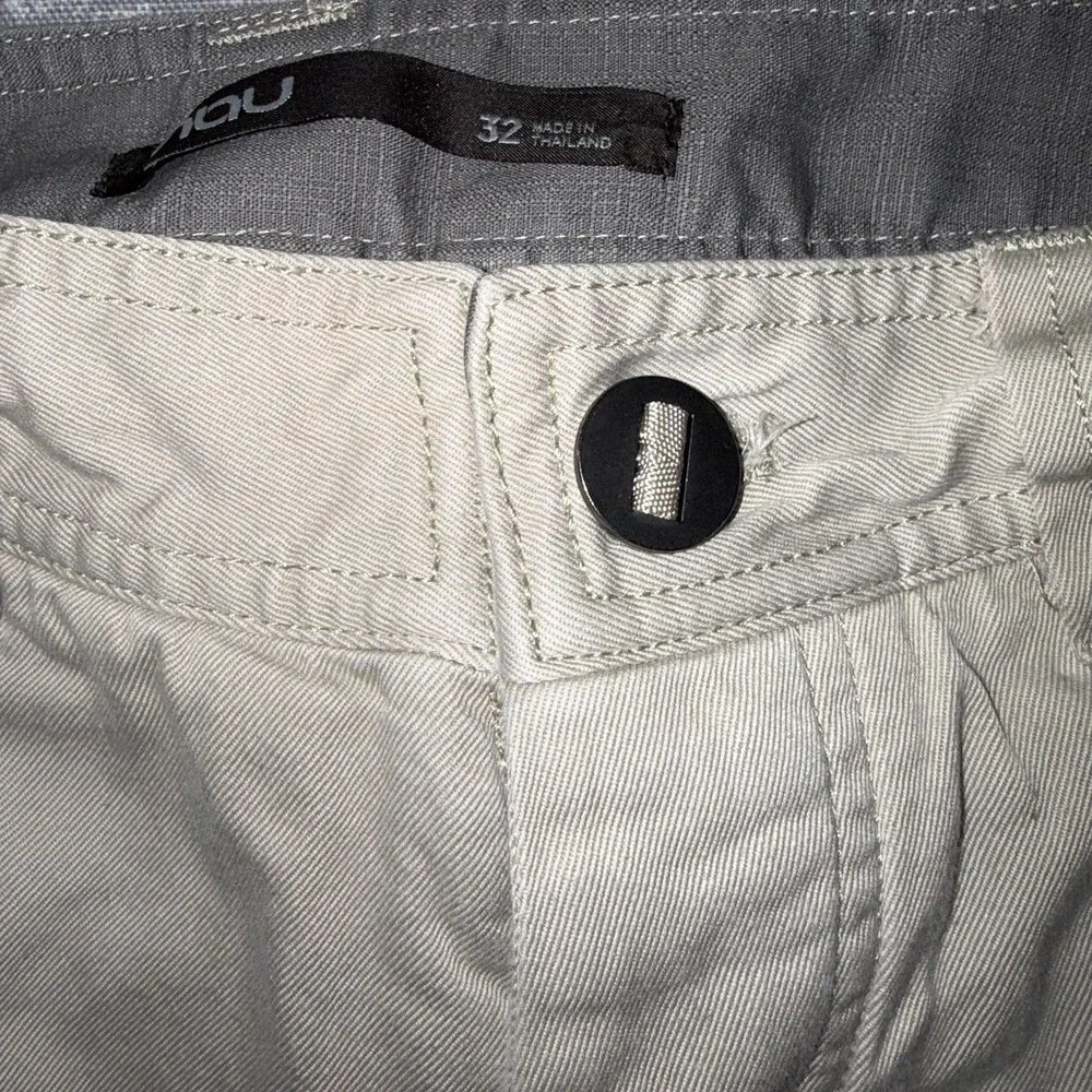 Nau Pants Mens 32x31 Beige Organic Cotton Chino Khakis Straight Leg Casual